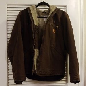 Brown Carhartt Jacket size M
